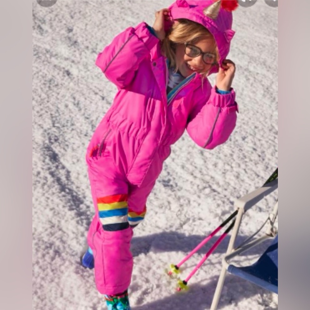 Mini Boden One Piece Ski Suit - Girls size 7/8
